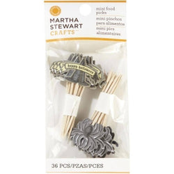 Martha Stewart Elegant Witch Mini Food Picks - Lilly Grace Crafts