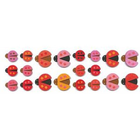 Martha Stewart Dimensional Ladybug Stickers - Lilly Grace Crafts