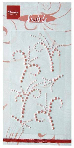 Marianne Design Swirls pink Decoration - Lilly Grace Crafts