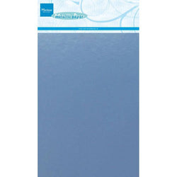 Marianne Design Metallic paper - Light Blue - Lilly Grace Crafts