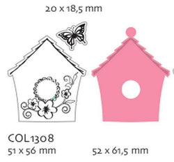 Marianne Design Collectables Die - Birdhouse flowers Marianne Design - Lilly Grace Crafts