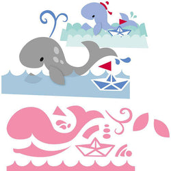 Marianne Design Collectables Die Elines Whale - Lilly Grace Crafts