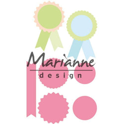 Marianne Design Rosettes and labels - Lilly Grace Crafts