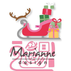 Marianne Design Elines Sleigh - Lilly Grace Crafts