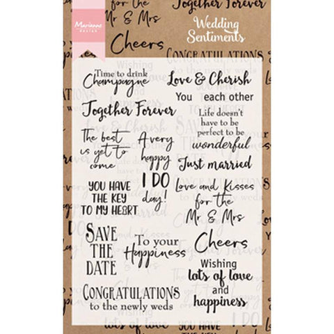 Marianne Design Wedding sentiments (UK) - Lilly Grace Crafts