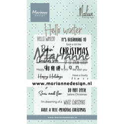 Marianne Design Hello winter by Marleen - Lilly Grace Crafts