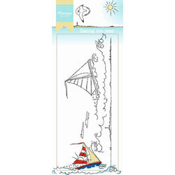 Marianne Design Hettys Border-Sailing The Seas Clear Stamps - Lilly Grace Crafts