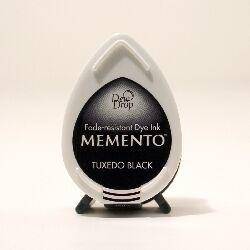 Tsukineko BS Tuxedo Black Memento Dew Drop dye Ink Pad - Lilly Grace Crafts