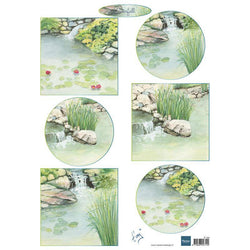 Marianne Design Decoupage Tinys Waterfalls 10 Sheets - Lilly Grace Crafts