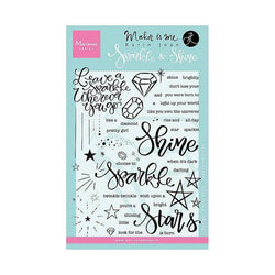 Marianne Design Sparkle And Shine Clear Stamps - Lilly Grace Crafts