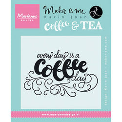 Marianne Design Every Day Is A Coffee Day Stamps - Lilly Grace Crafts