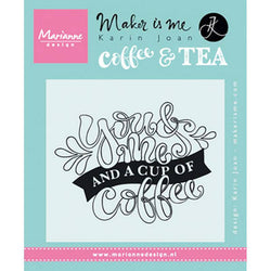 Marianne Design You and Me And A Cup Of Coffee Stamps - Lilly Grace Crafts
