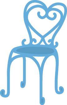 Creatables-French bistro chair - Lilly Grace Crafts