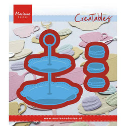 Marianne Design Creatable Die Tiered Tray and Macarons - Lilly Grace Crafts