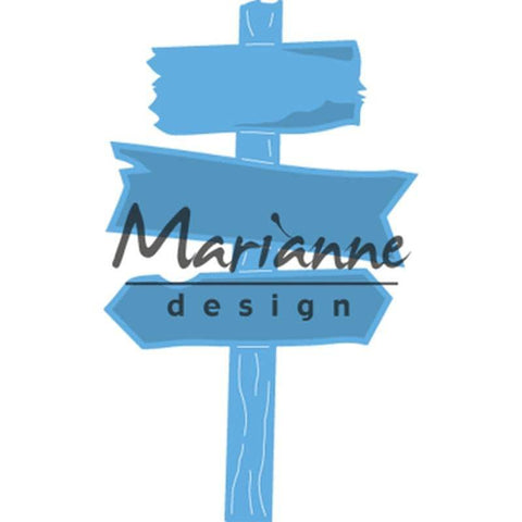 Marianne Design Wooden signpost - Creatables - Lilly Grace Crafts