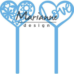 Marianne Design Heart pins (set of 2) - Lilly Grace Crafts