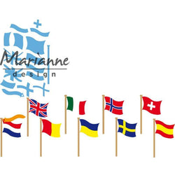 Marianne Design Flags - Lilly Grace Crafts