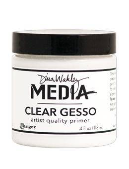 Ranger Industries Dina Wakley Clear Gesso 4oz. Jar - Lilly Grace Crafts