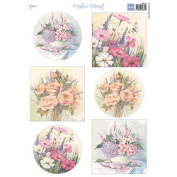 Marianne Design Matties Wild Flowers Decoupage 10 Sheets - Lilly Grace Crafts