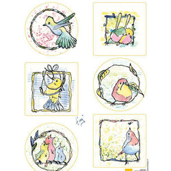 Marianne Design Colourful Birds Decoupage 10 Sheets - Lilly Grace Crafts