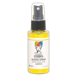 Ranger Industries Lemon Dina Wakley Media Gloss Sprays (2oz) - Lilly Grace Crafts