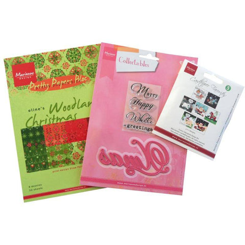 Marianne Design Christmas Card Kit - Lilly Grace Crafts