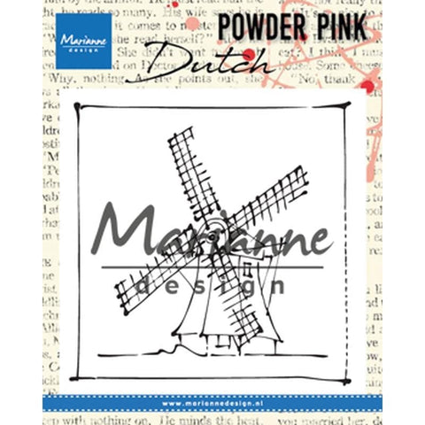 Marianne Design Powder Pink - Windmill - Lilly Grace Crafts