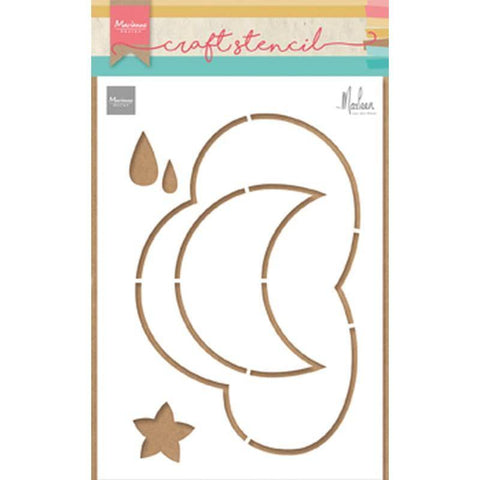 Marianne Design Craft stencils: Cloud by Marleen - Lilly Grace Crafts