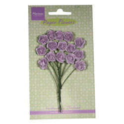 Marianne Design Roses - Light Lavender Paper Flowers - Lilly Grace Crafts