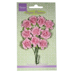 Marianne Design Carnations - Light Pink Paper Flowers - Lilly Grace Crafts
