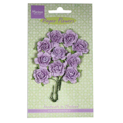 Marianne Design Carnations - Light Lavender Paper Flowers - Lilly Grace Crafts