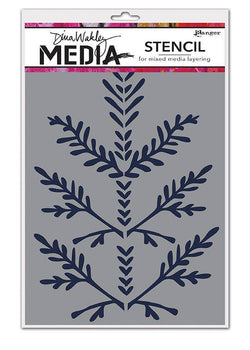 Ranger Industries Dina Wakley Media Stencil Boughs - Lilly Grace Crafts