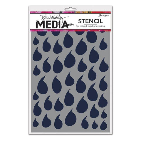 Ranger Industries Dollops Media Stencil - Lilly Grace Crafts