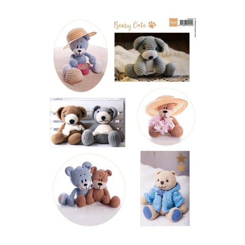 Marianne Design Beary Cute Decoupage Sold in Packs of 10s - Lilly Grace Crafts