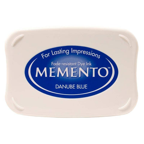 Tsukineko Danube Blue Memento Ink Pad - Lilly Grace Crafts