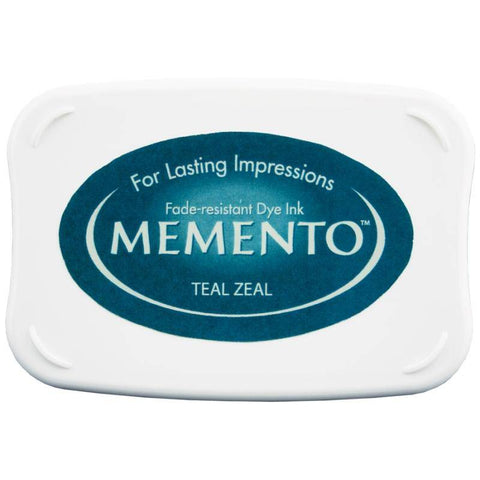 Tsukineko Teal Zeal Memento Ink Pad - Lilly Grace Crafts