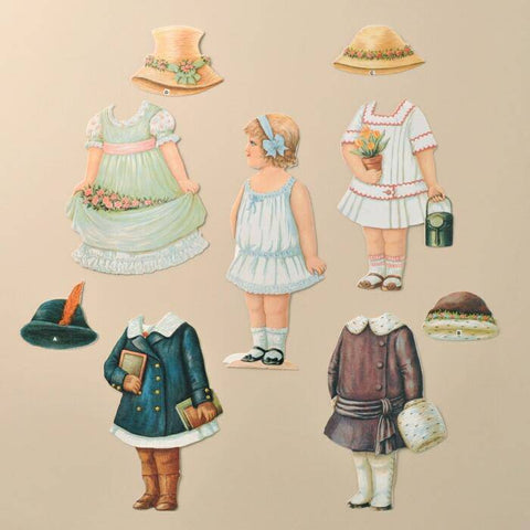 Lady Anne Paper Doll In Bag - Lilly Grace Crafts