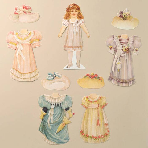 Lady Jane Paper Doll In Bag - Lilly Grace Crafts
