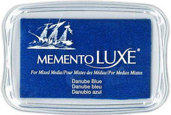 Tsukineko Memento Luxe Ink Pad Danube Blue - Lilly Grace Crafts