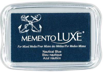 Tsukineko Memento Luxe Ink Pad Nautical Blue - Lilly Grace Crafts