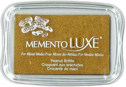 Tsukineko Memento Luxe Ink Pad Peanut Brittle - Lilly Grace Crafts