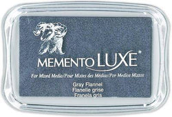 Tsukineko Memento Luxe Ink Pad Gray Flannel - Lilly Grace Crafts