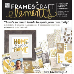 Me And My Big Ideas Frame and Kraft Elements Paper Pad - Neutral - Lilly Grace Crafts