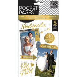 Me And My Big Ideas Our Big Day Pocket Pages Stickers - Lilly Grace Crafts
