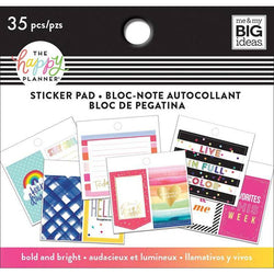 Me And My Big Ideas Planner Tiny Sticker Pad Bold and Bright - Lilly Grace Crafts