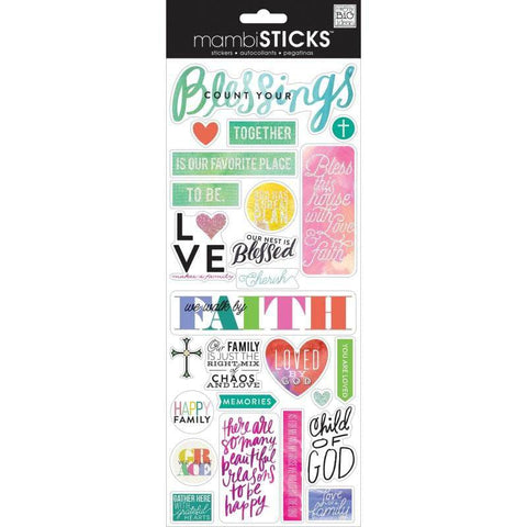Me And My Big Ideas Count Your Blessings Stickers - Lilly Grace Crafts