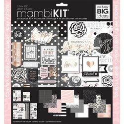 Me And My Big Ideas Black White and Rose Page Kit - Lilly Grace Crafts