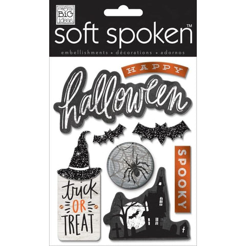 Me And My Big Ideas Soft Spoken Embellishments Halloween Spooky - Lilly Grace Crafts