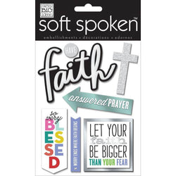 Me And My Big Ideas Soft Spoken Embellishments Have Faith - Lilly Grace Crafts