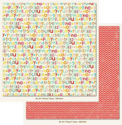 My Girl - My Girl Playful Paper 25 sheets - Lilly Grace Crafts